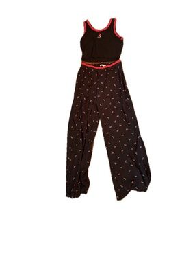 Messy bun just chillin pj rose set